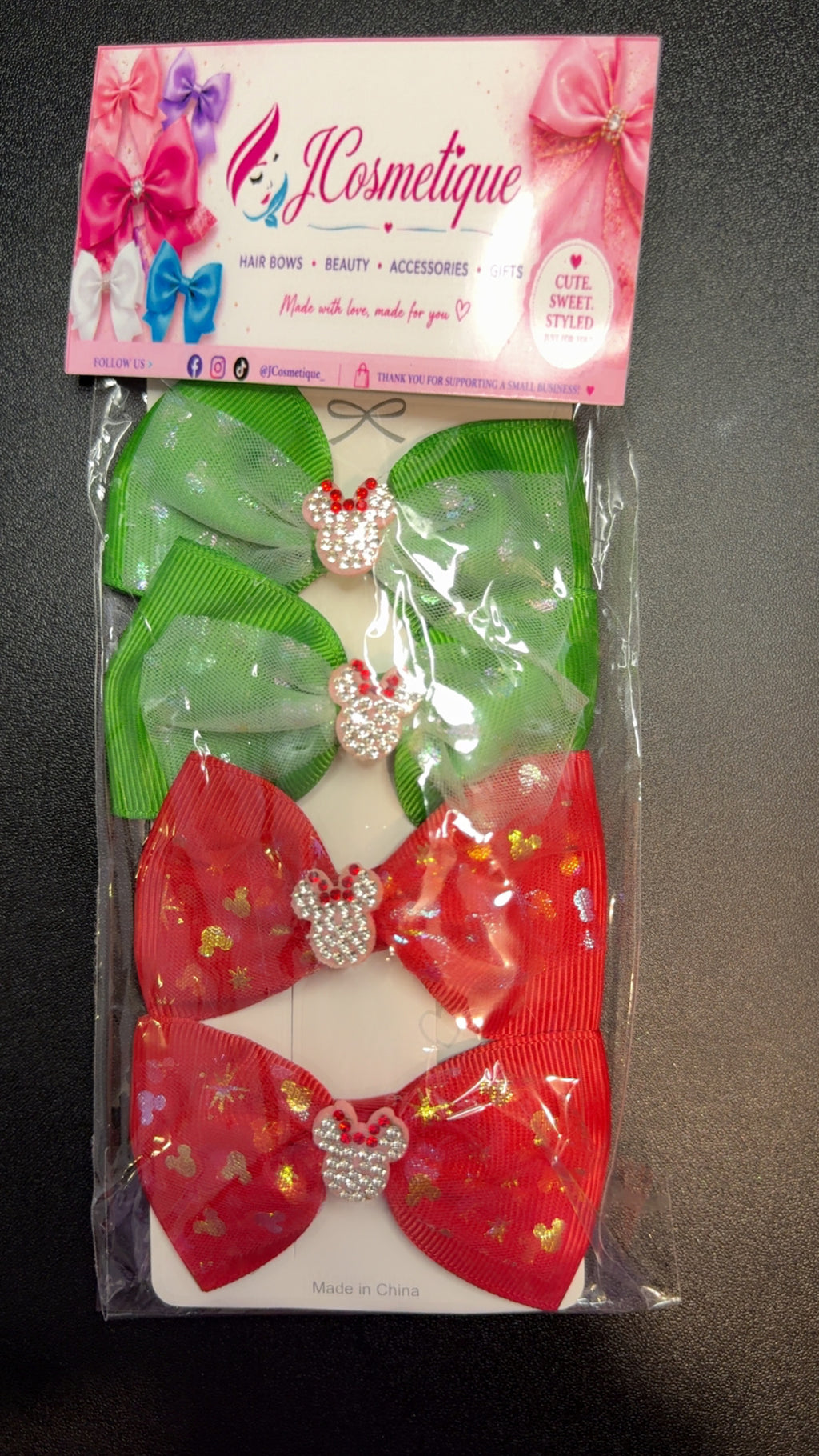 Pack of 4 Bows